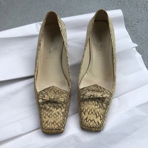 Prada snakeskin shoes, size 37